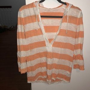 Jcrew hooded swim coverup